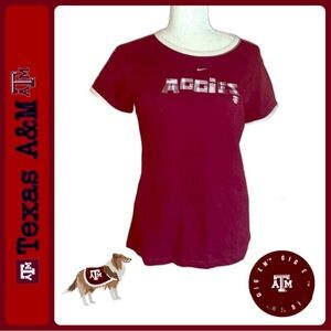 Texas A&M Aggies Nike Maroon T-shirt